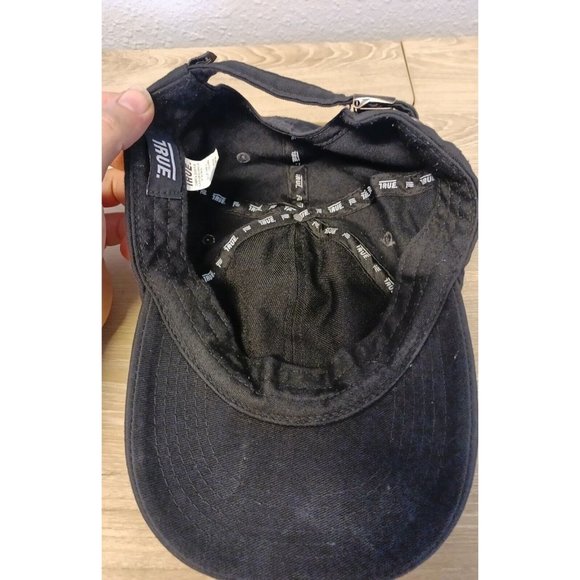 True Tech Black Soft Adjustable Cap Hat - Picture 3 of 4